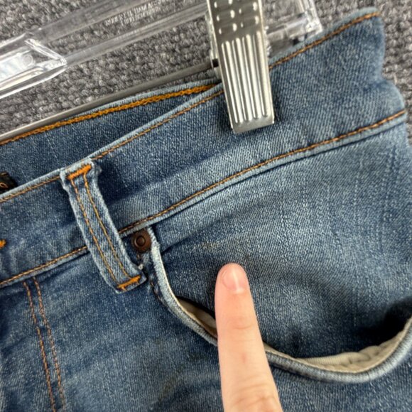 Nudie Jeans Men Denim Jeans 31x32 Tight Terry Steel Navy Stretch ACTL 31X31 - Picture 16 of 16